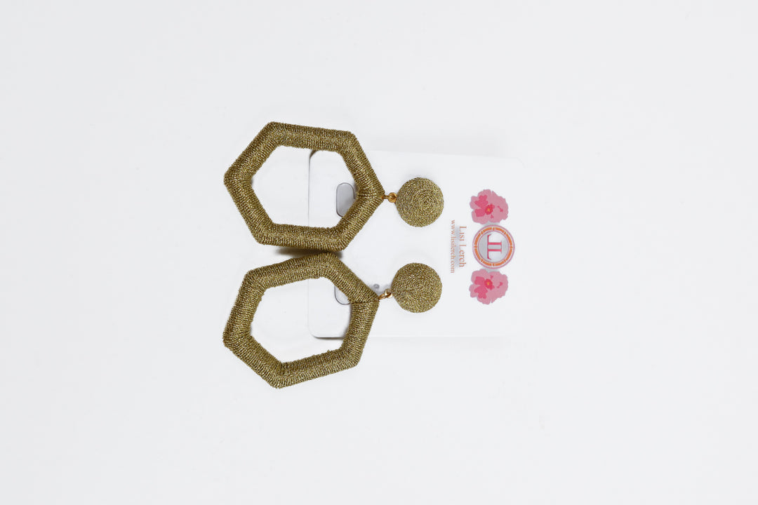 lisi lerch gold drop earrings