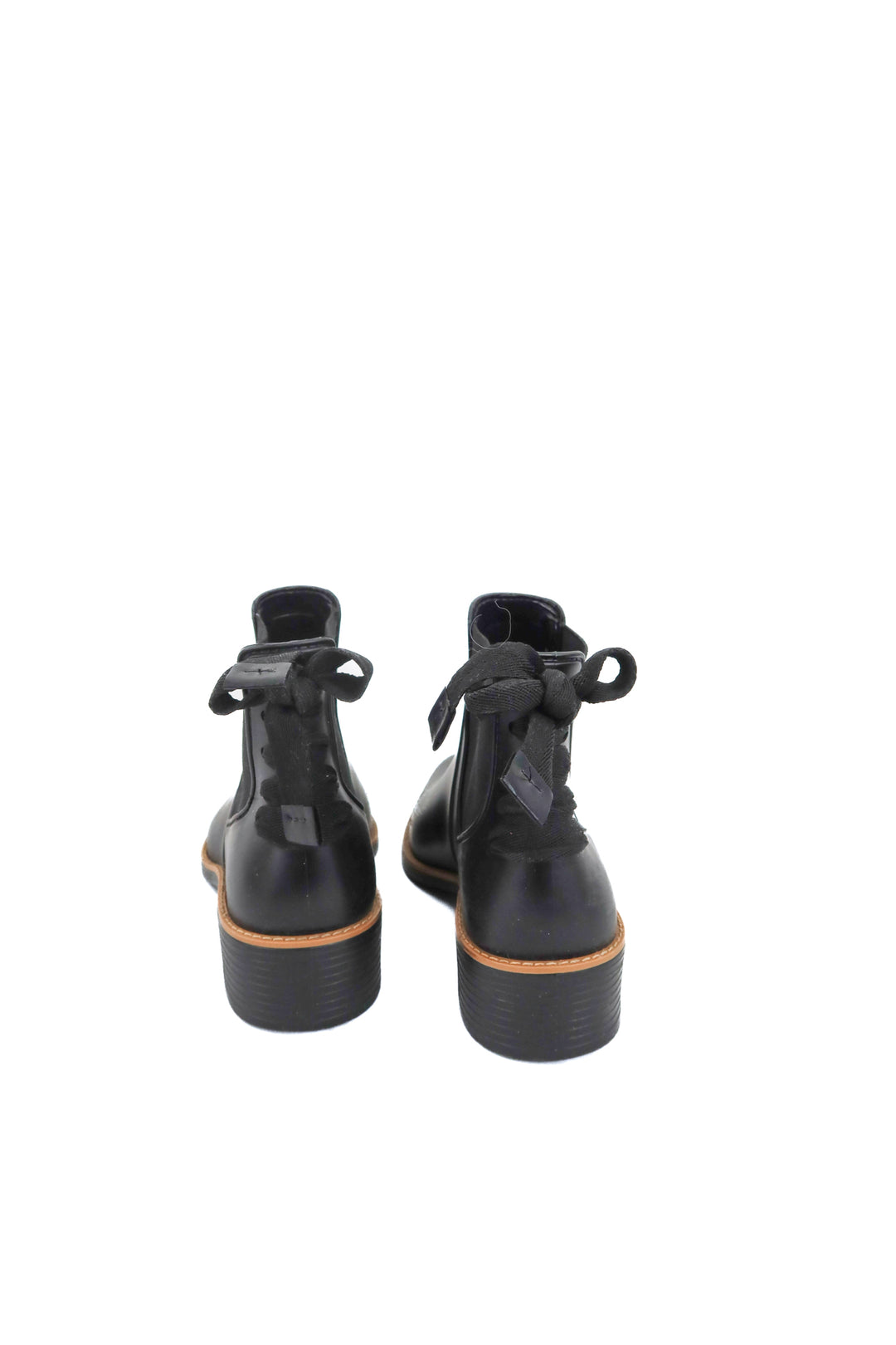 bernardo black booties (9; retail $320)