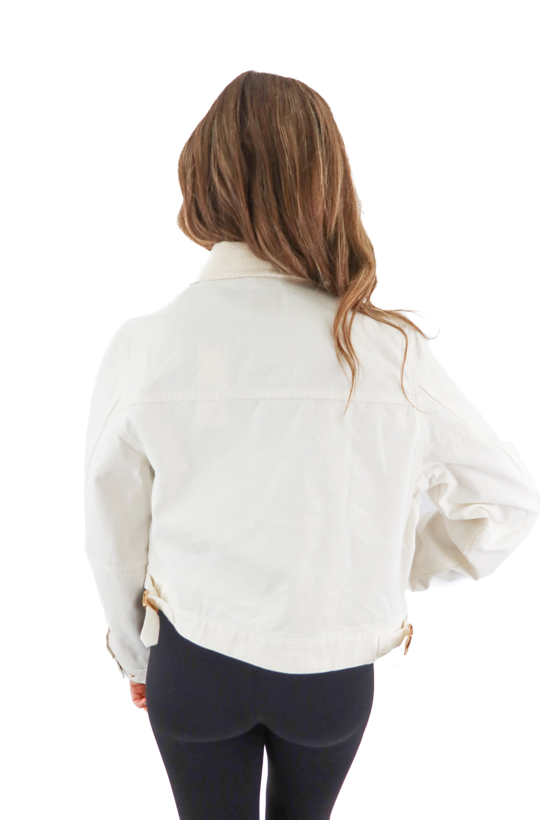 tna white jacket NWT (xs; retail $125)