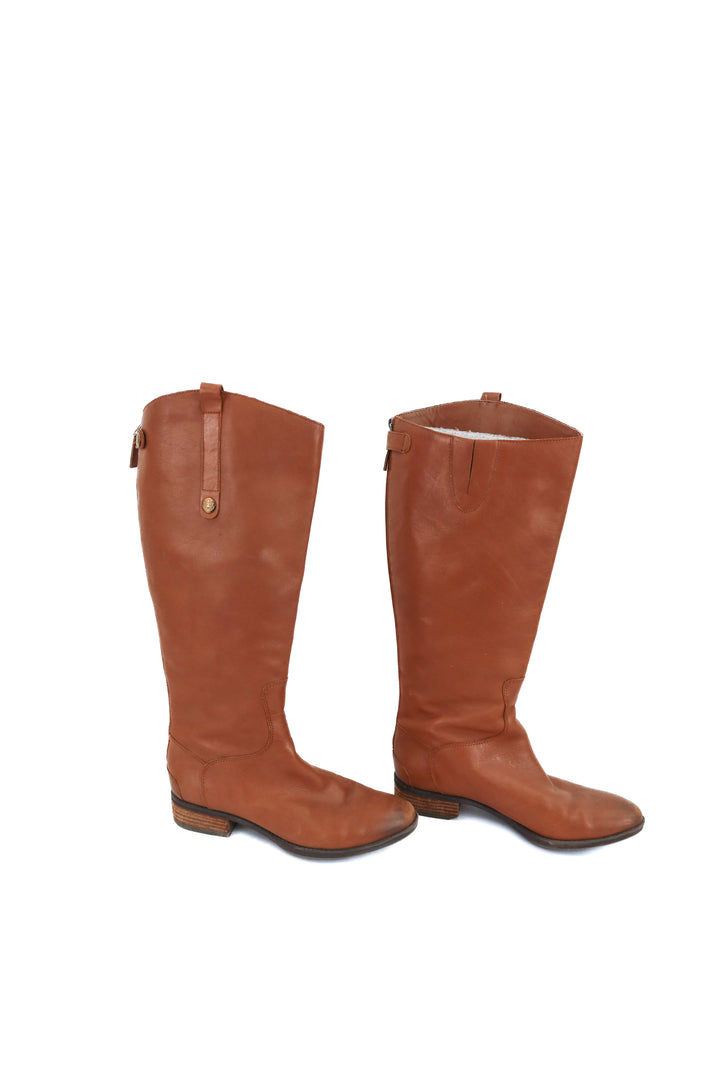 sam edelman brown riding boots (9; retail $200)
