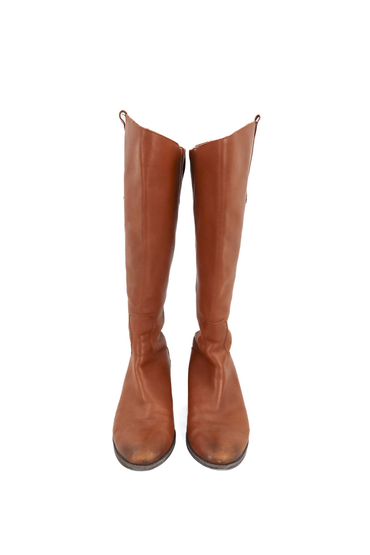sam edelman brown riding boots (9; retail $200)