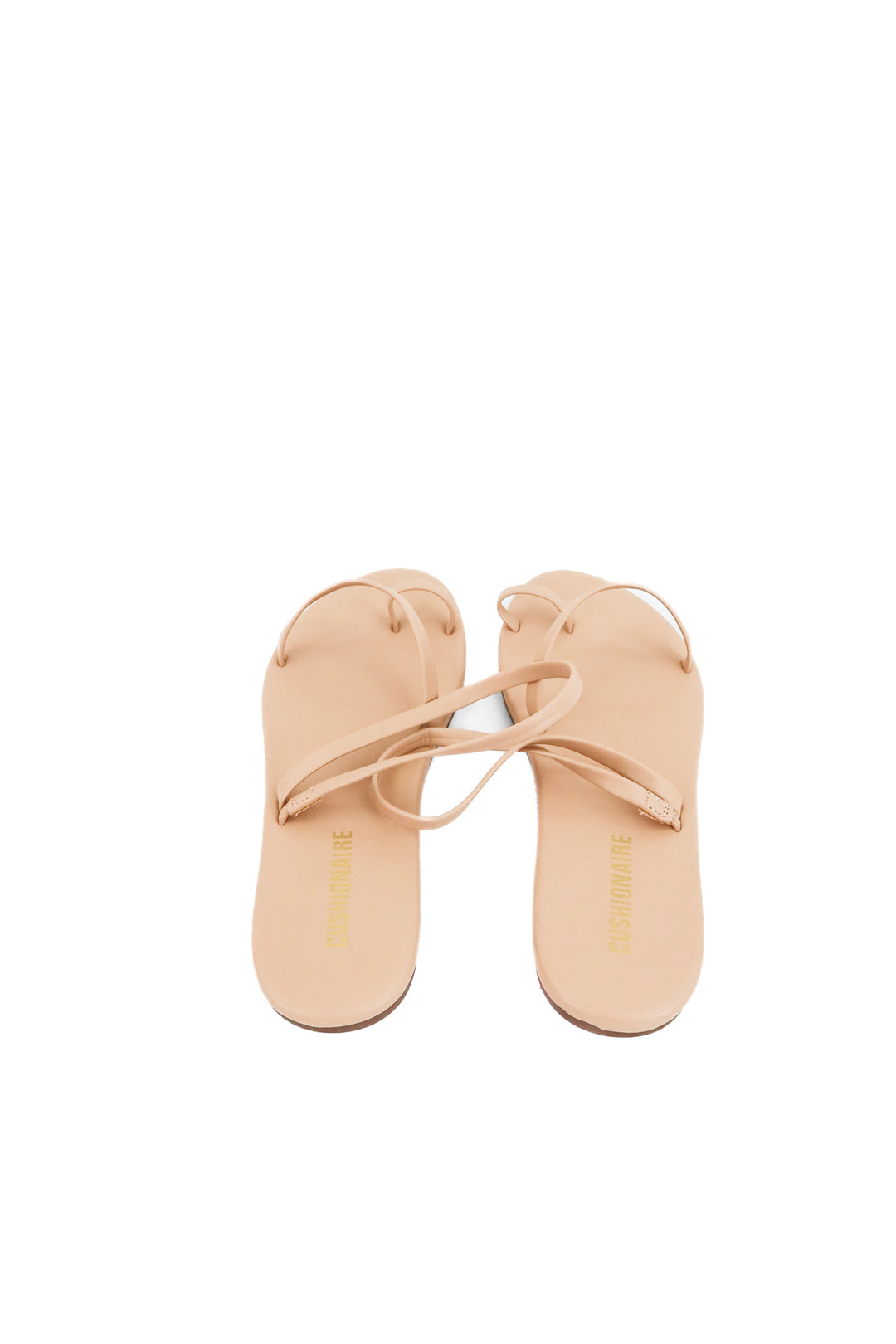 cushionaire nude sandals (6.5)