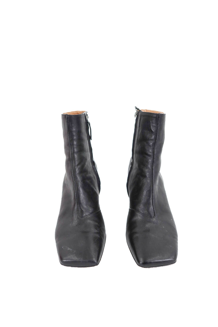 maison margiela black ankle booties (6.5; retail $1650)
