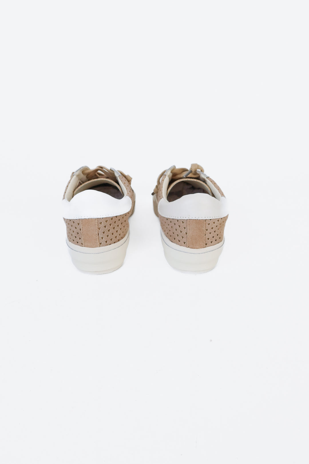 Dolce Vita Tan and White Tennis Shoes (7.5)