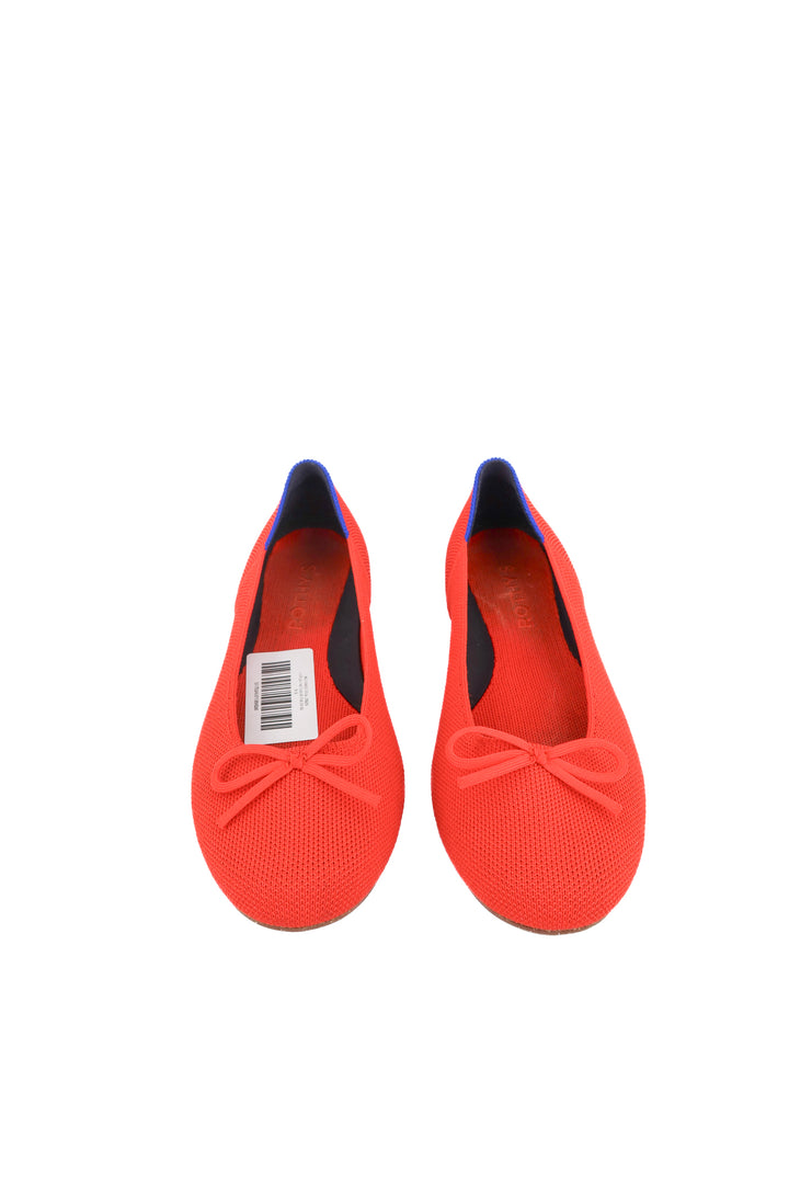 rothys red ballet flat (6.5)