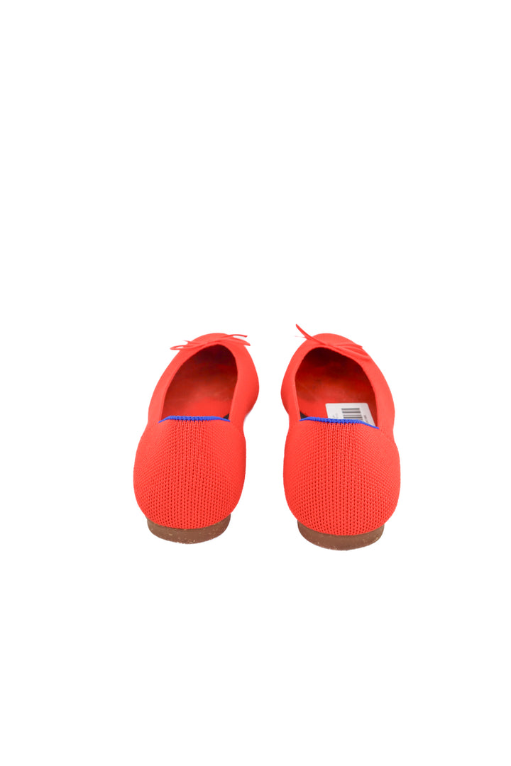 rothys red ballet flat (6.5)