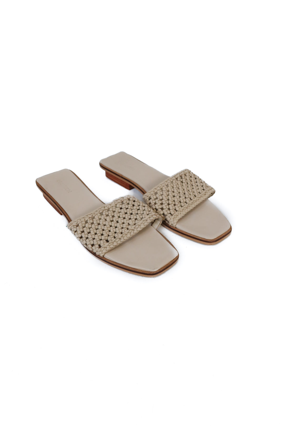 Bembien cream crotchet sandals (38; retail $195)