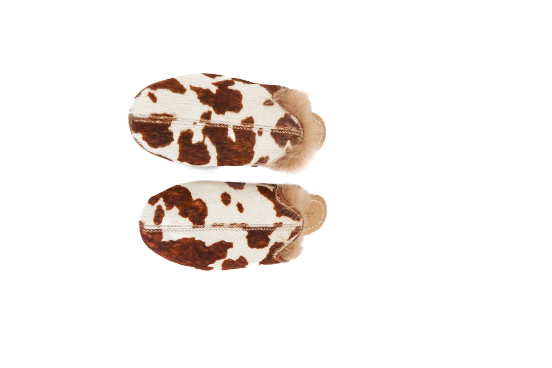 sabah cow print shoes (5.5; retail $395)