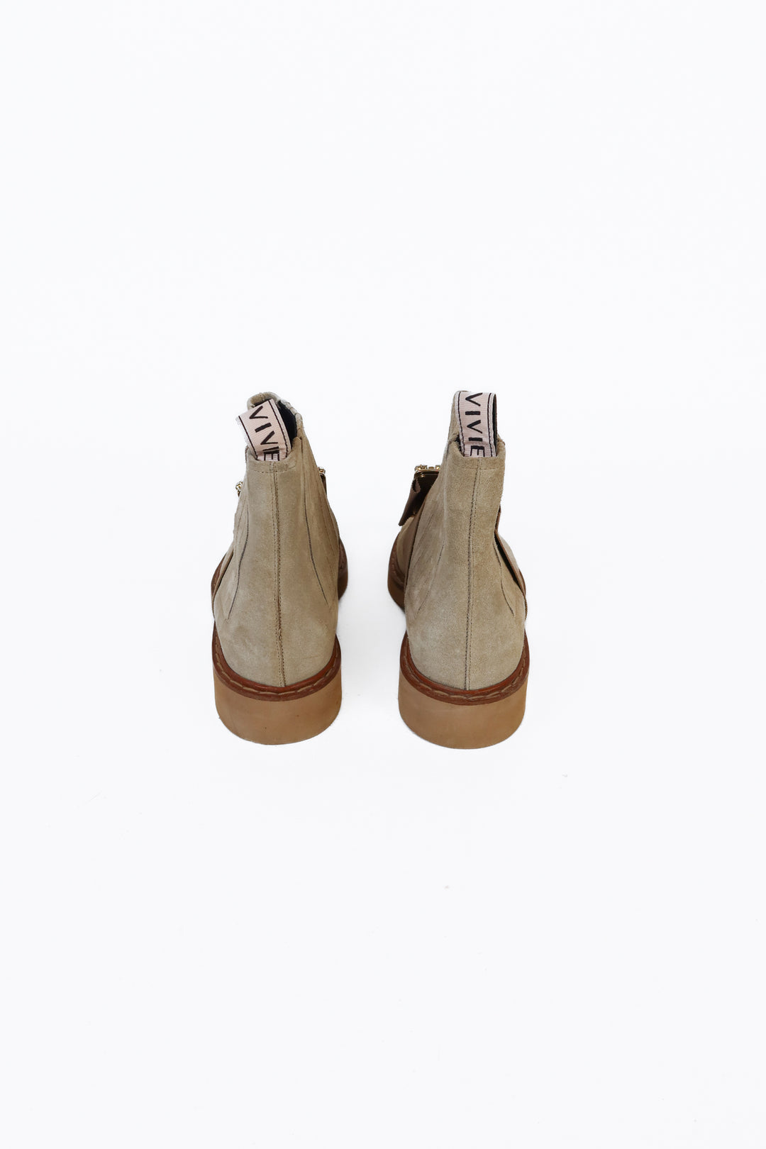 Roger vivier taupe diamond buckle booties (38/ US 7.5-8; retail $1,150)