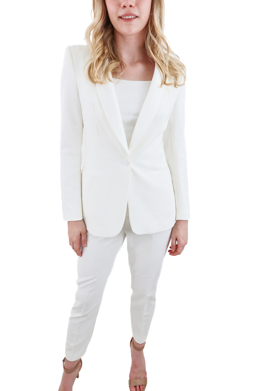 zara white blazer set NWT (xs/s; retail $140)
