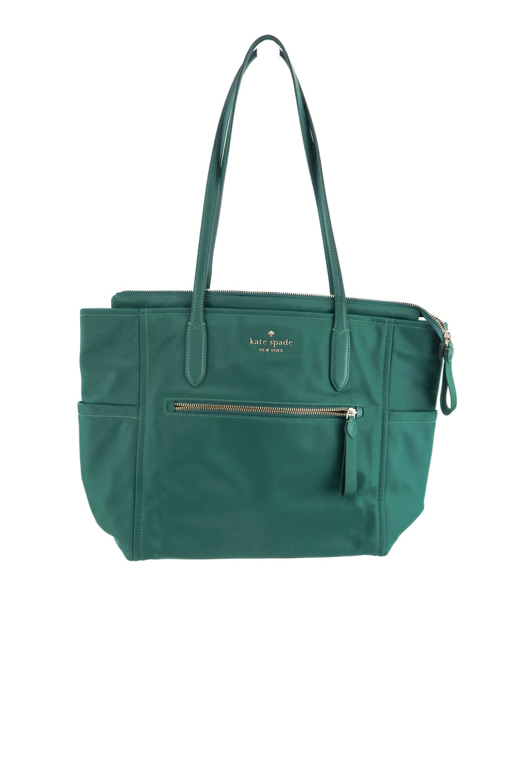 kate spade green tote bag