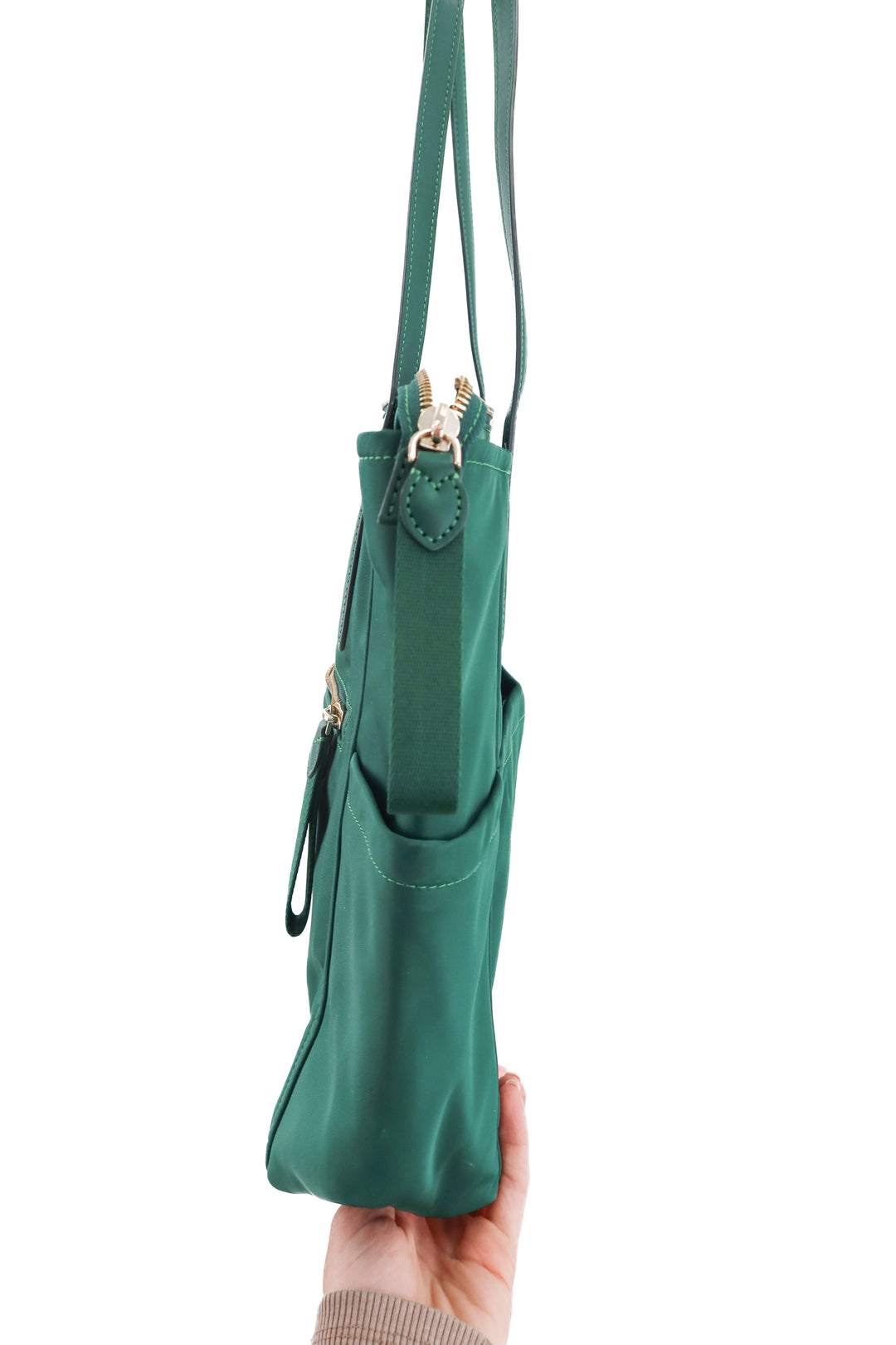 kate spade green tote bag