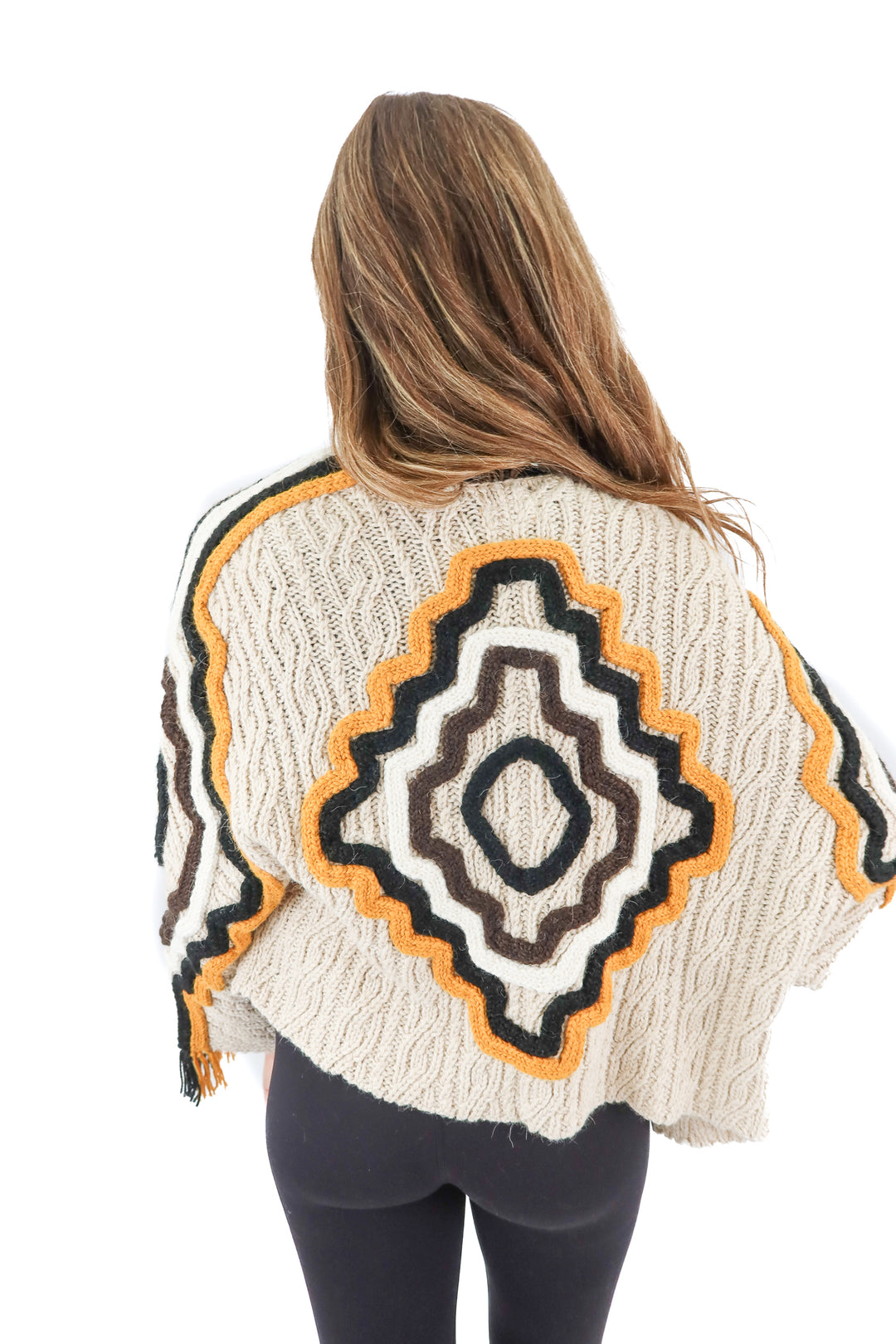 mother multi thick cardigan (s; retail $395)