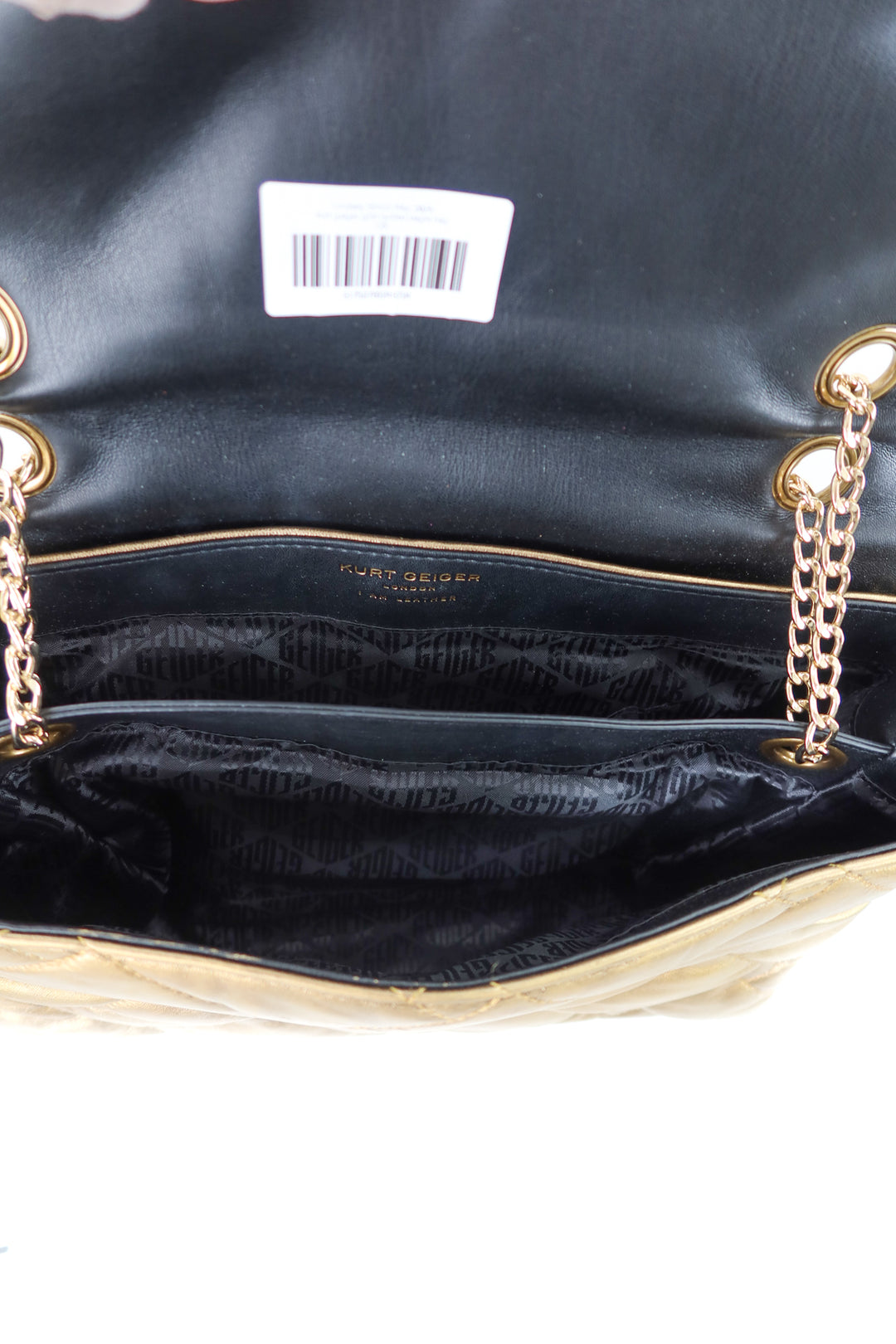 kurt geiger gold quilted eagle bag (retail $198)