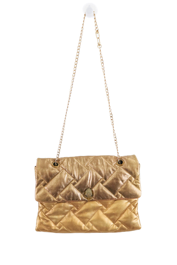 kurt geiger gold quilted eagle bag (retail $198)