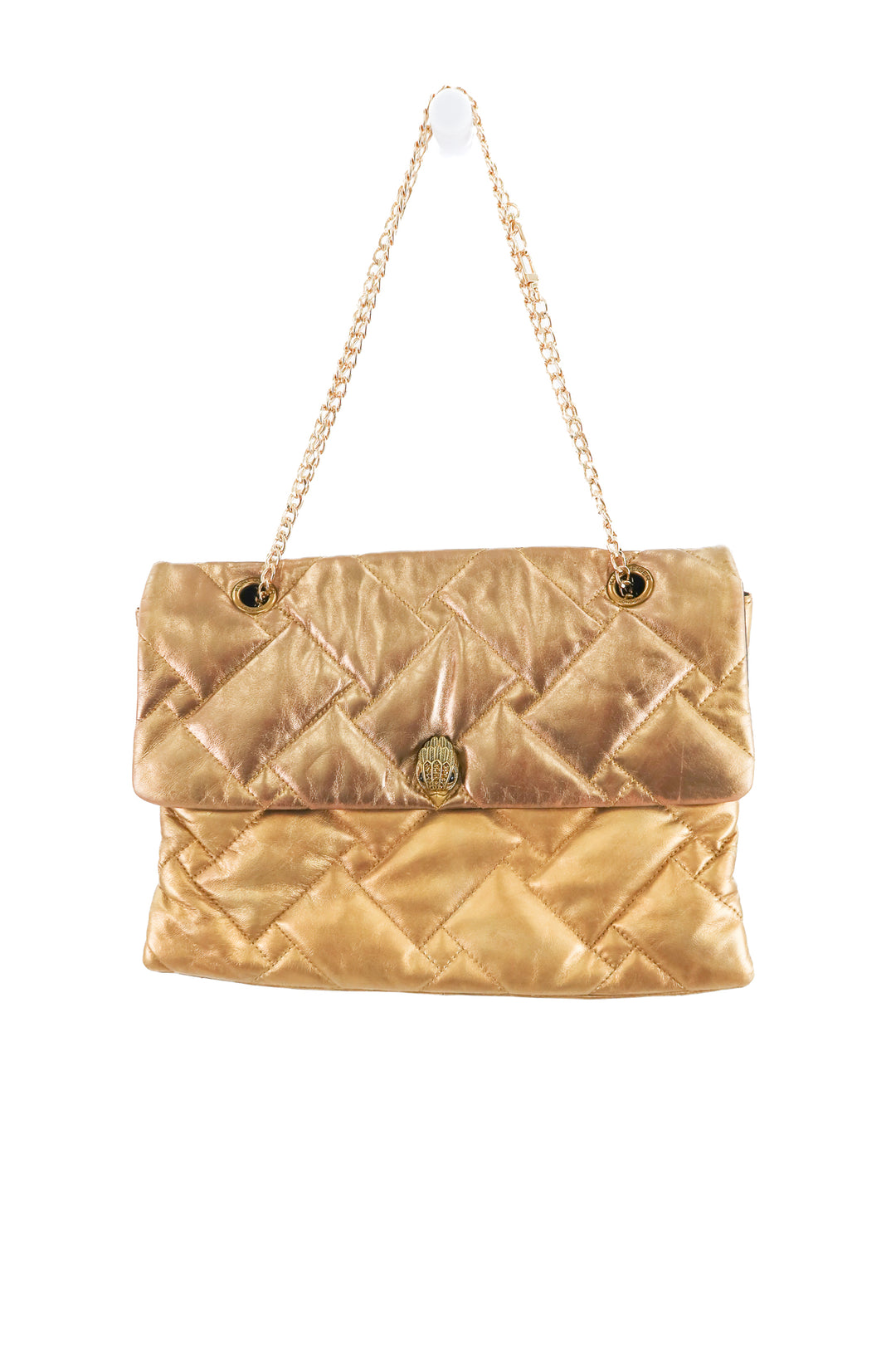 kurt geiger gold quilted eagle bag (retail $198)