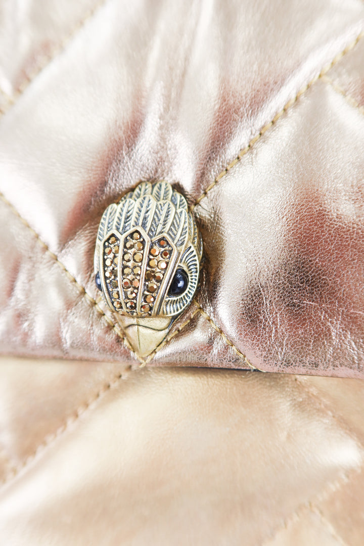 kurt geiger gold quilted eagle bag (retail $198)