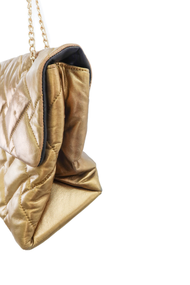 kurt geiger gold quilted eagle bag (retail $198)
