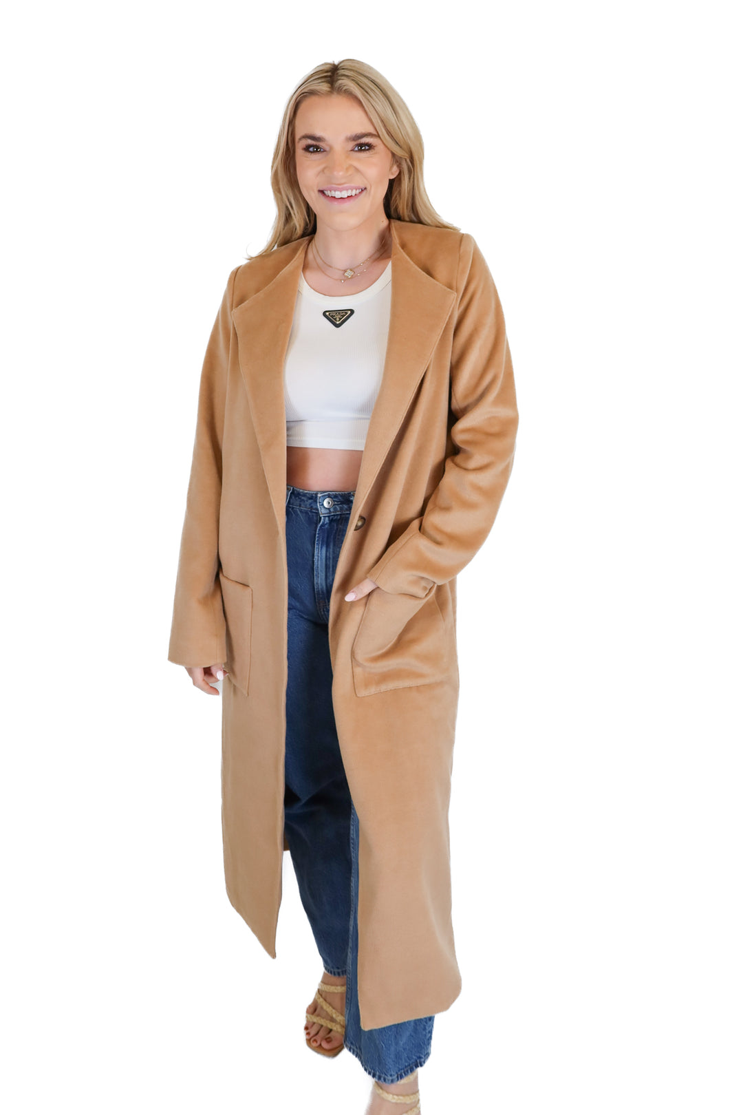 Show Me Your MUMU light brown trench coat NWT (XS)