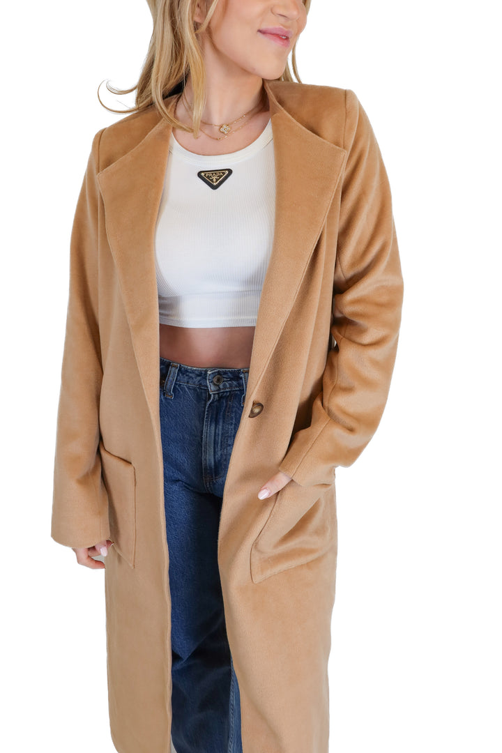Show Me Your MUMU light brown trench coat NWT (XS)