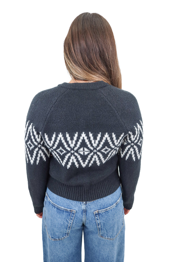 abercrombie & fitch black winter cardigan (S)