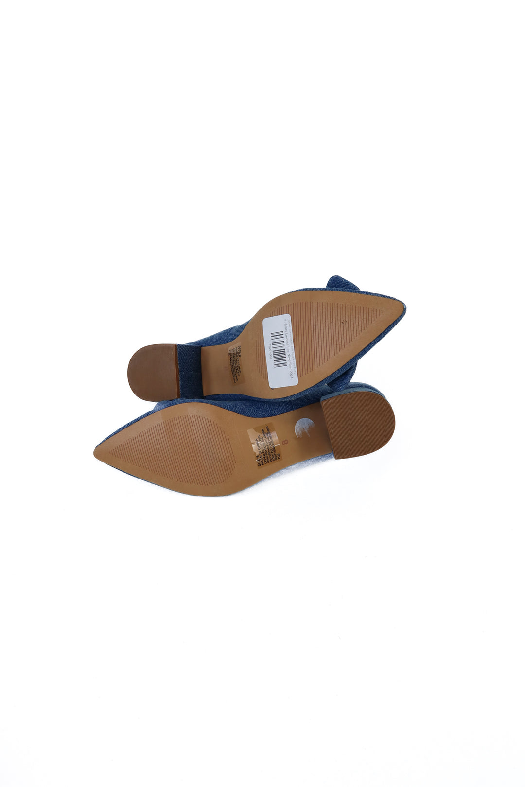 Draper James Denim Bow Heel Pumps NWOT (retail $130)