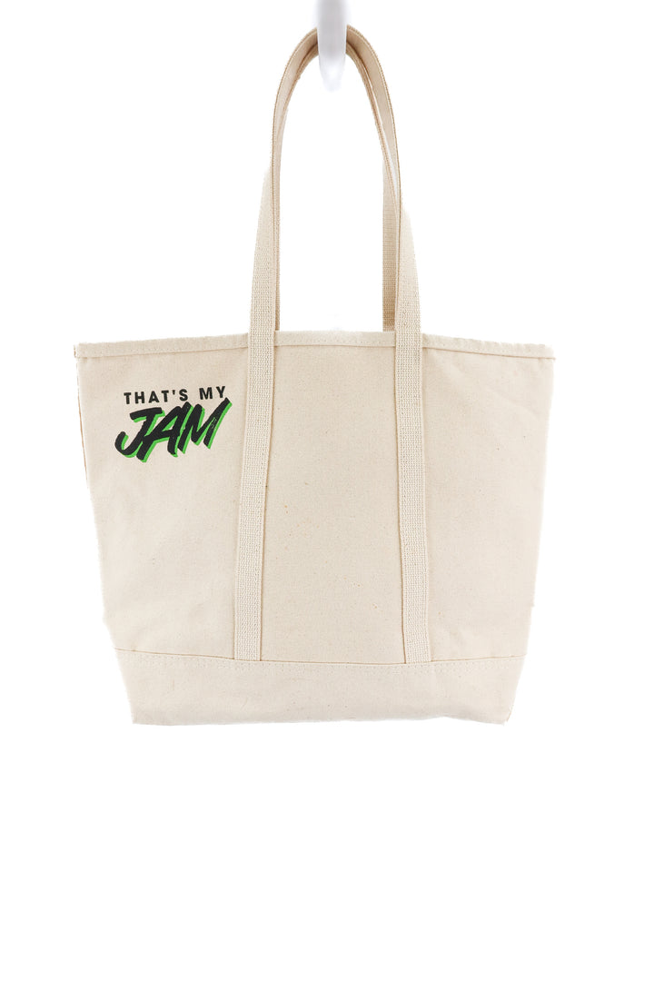 steele "that's my jam" canvas tote