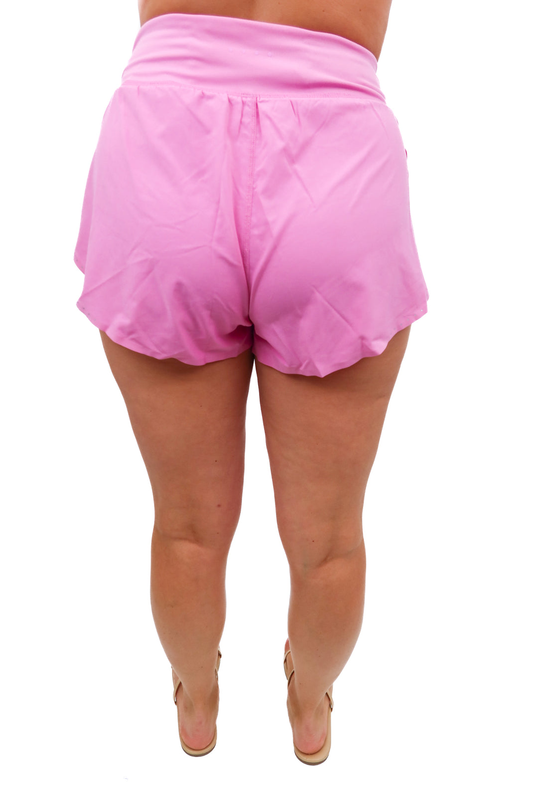 acta pink running shorts NWT (M; retail $50)
