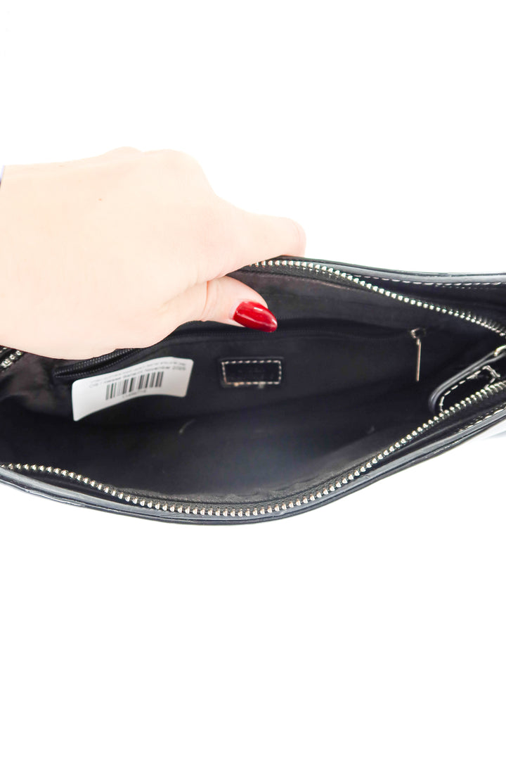 AUCTION urban outfitters black patent leather shoulder bag- ends 11/11 at 8pm CT