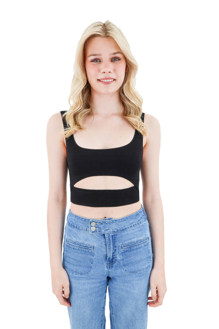 zara cutout cropped tank NWT (s)