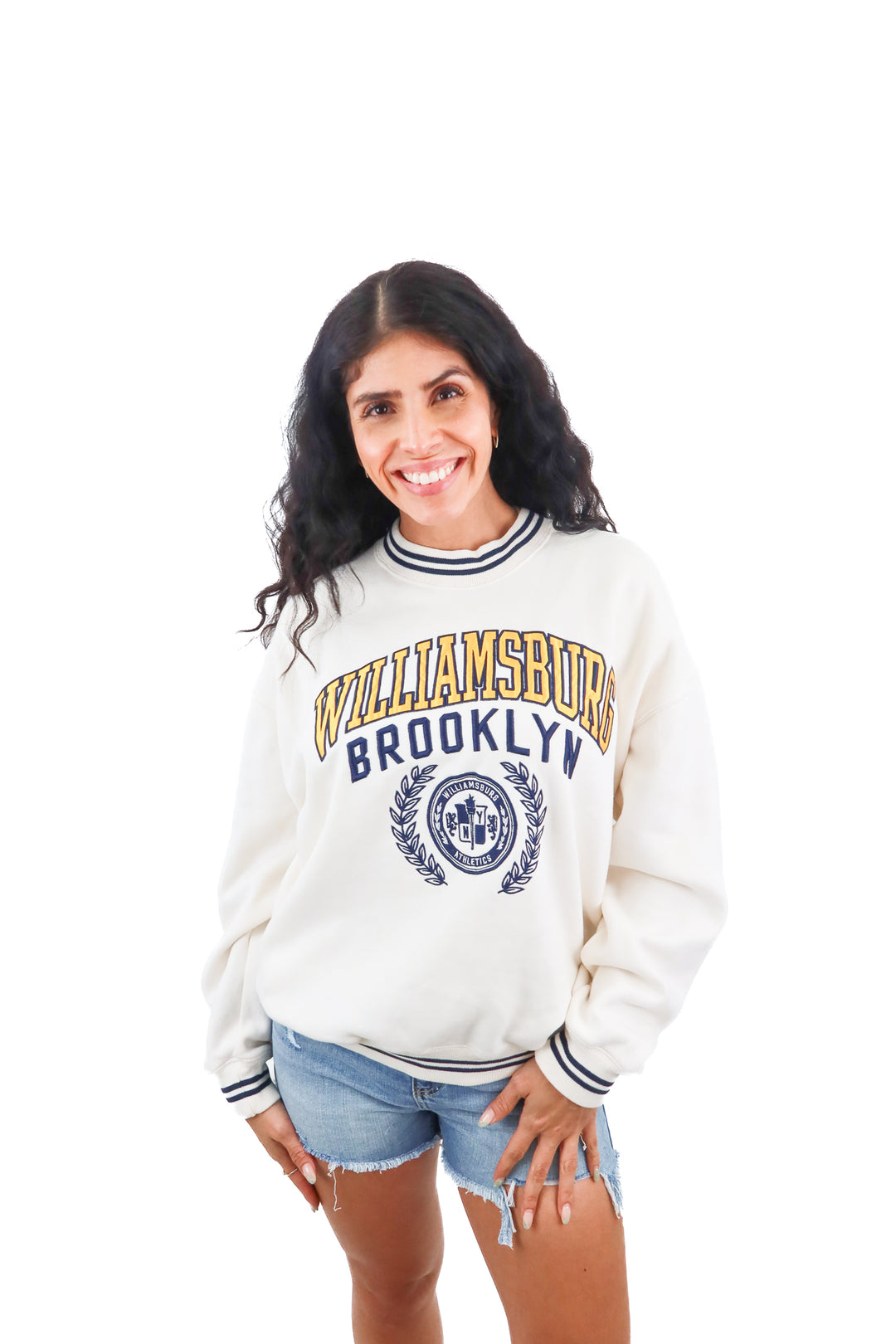 abercrombie & fitch williamsburg crewneck (s; retail $90)