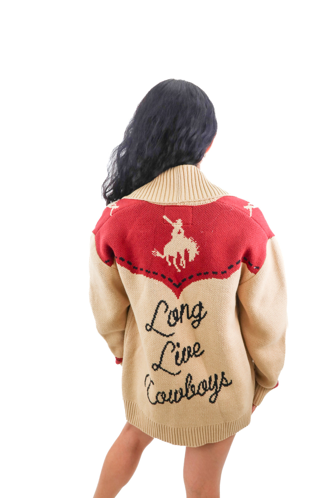wrangler "long live cowboys" cardigan (s; retail $79.99)
