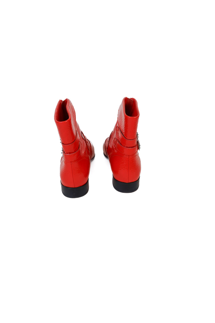Opening Ceremony Red Patent Booties (39; est. retail $495)