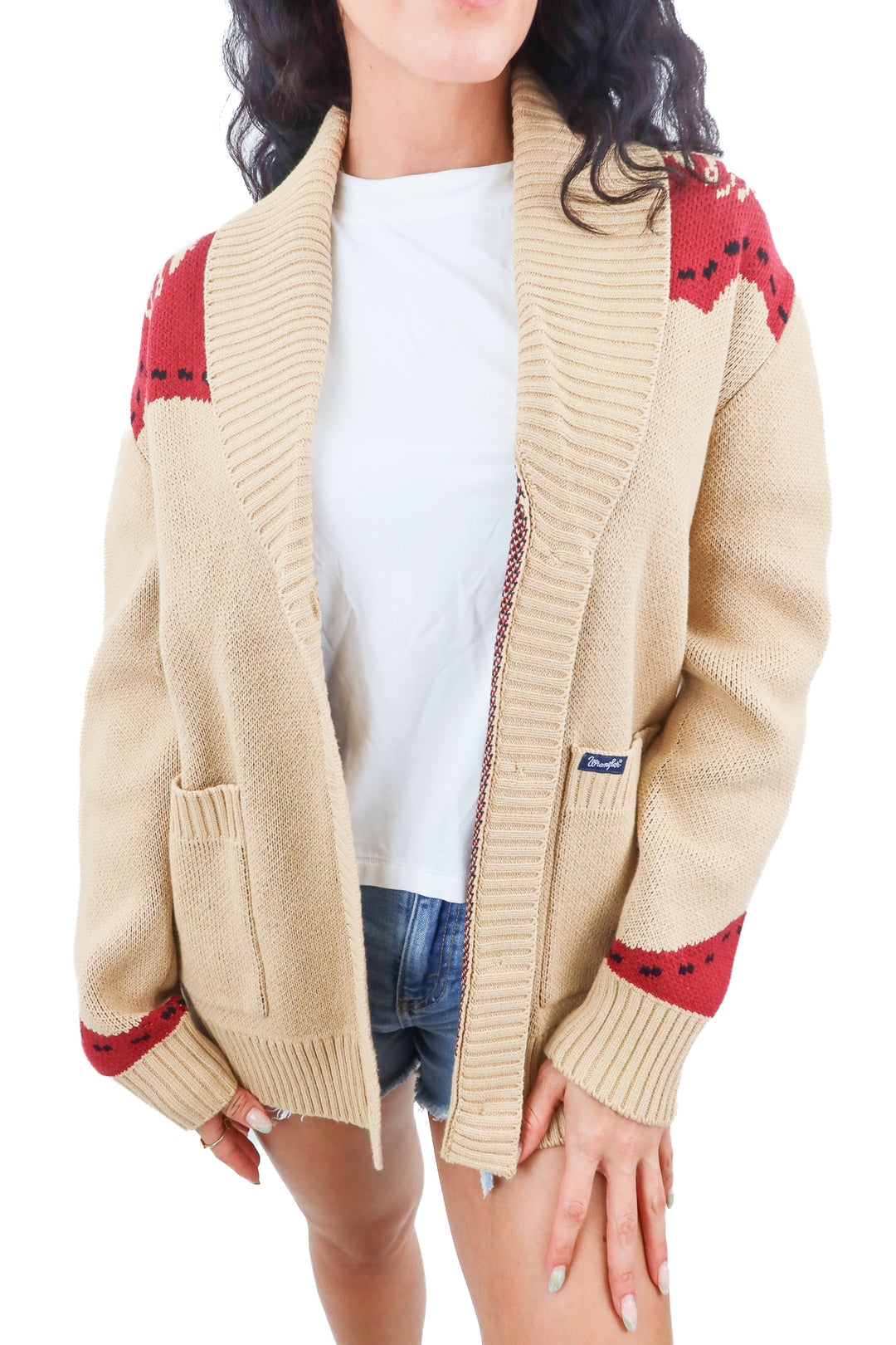 wrangler "long live cowboys" cardigan (s; retail $79.99)