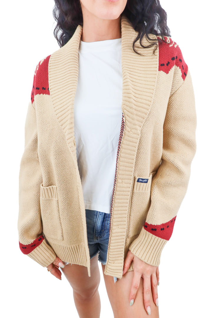 wrangler "long live cowboys" cardigan (s; retail $79.99)