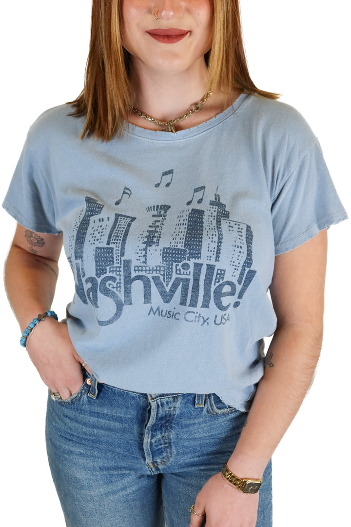 Junk Food Blue Nashville T-Shirt (S)