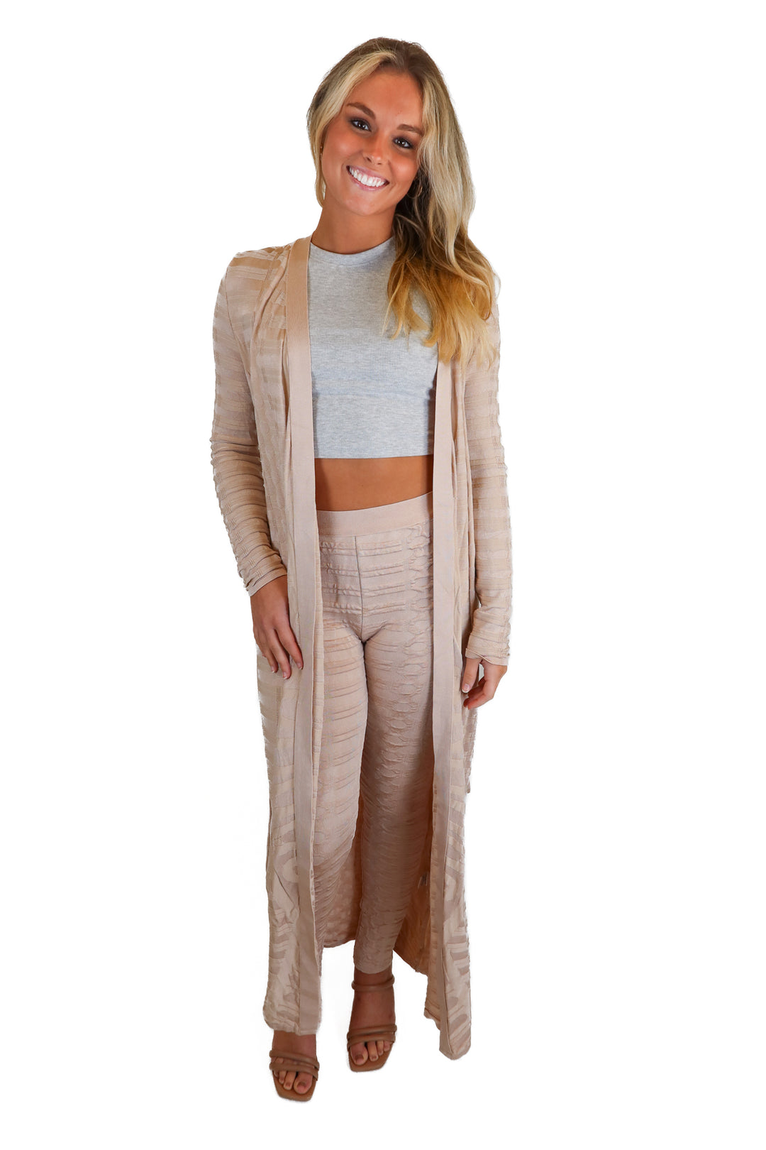 miss circle blush textured set (s; retail $210)