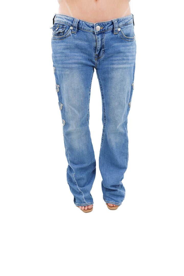 joey metallic horseshoe jean (31; retail $184)