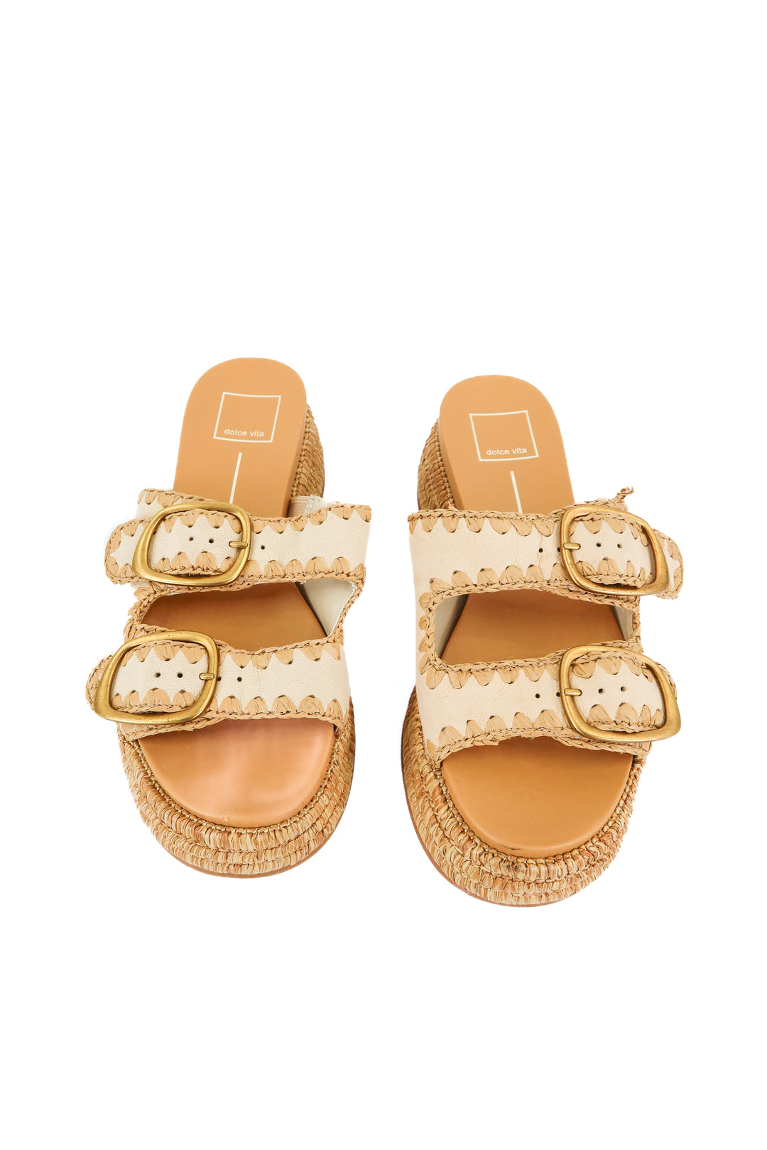 dolce vita wanika slide platform sandals (6.5; retail $140)
