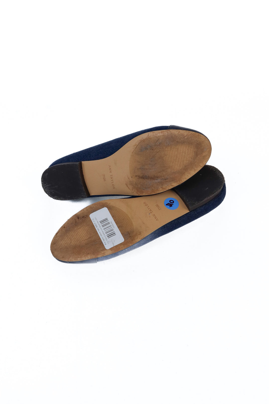Ann taylor denim flats NWOT (7.5)