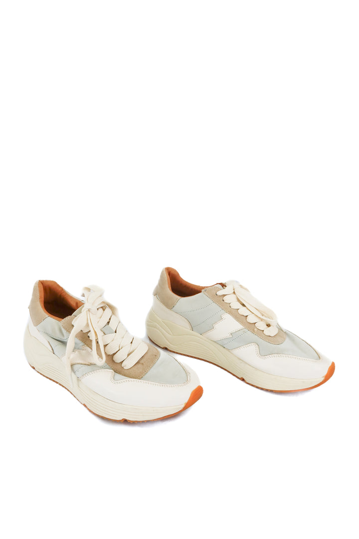 oasis society lightning bolt blue/white tennis shoes (6.5)