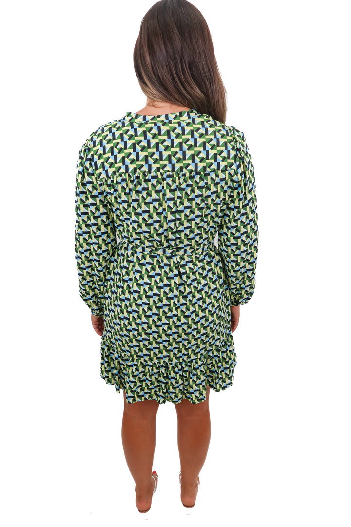 Zara geometric dress (M)