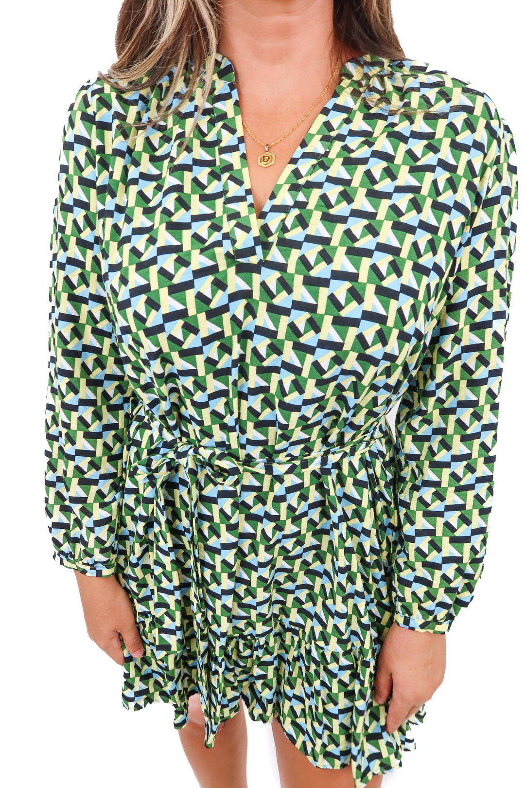 Zara geometric dress (M)