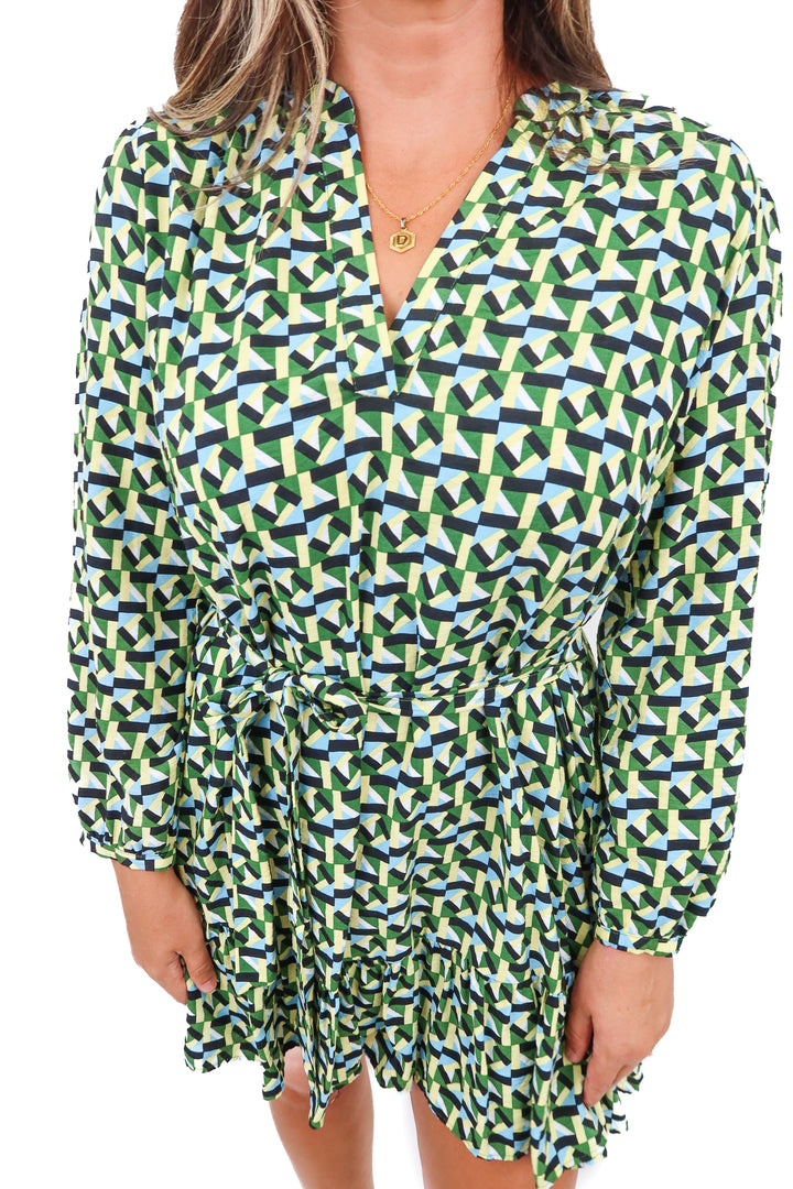 Zara geometric dress (M)