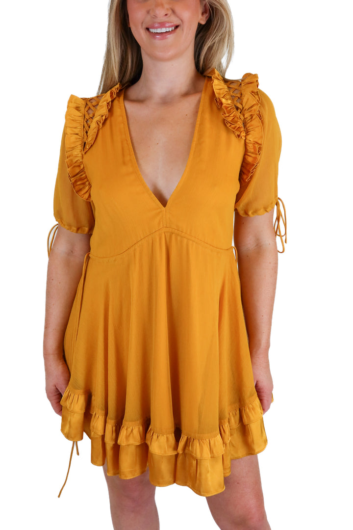Asos Marigold Mini Dress (0)