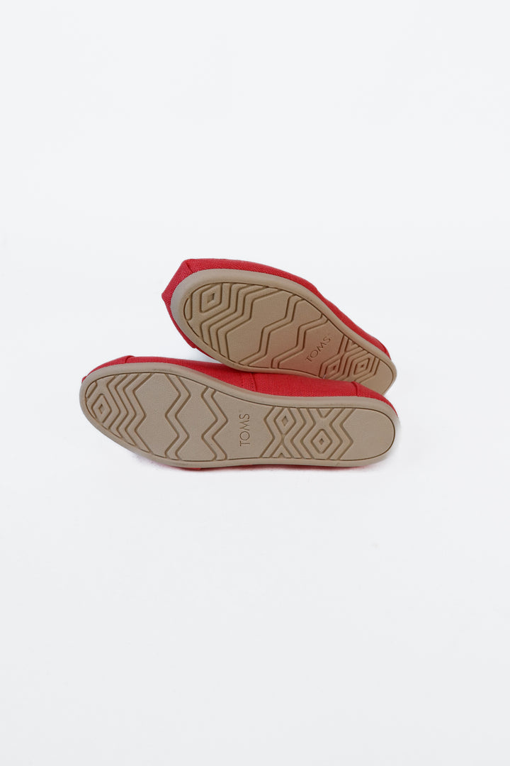 Toms Shell Pink Canvas Shoes NWT (8.5; Retail $50)