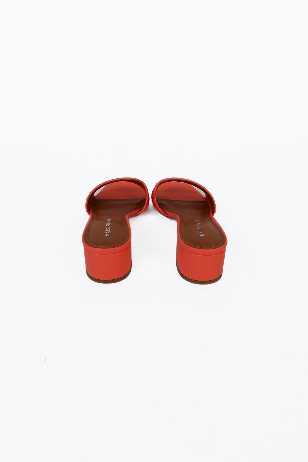 Marc Fisher Orange Block Heel Sandals NWOT (8.5; Retail $85)