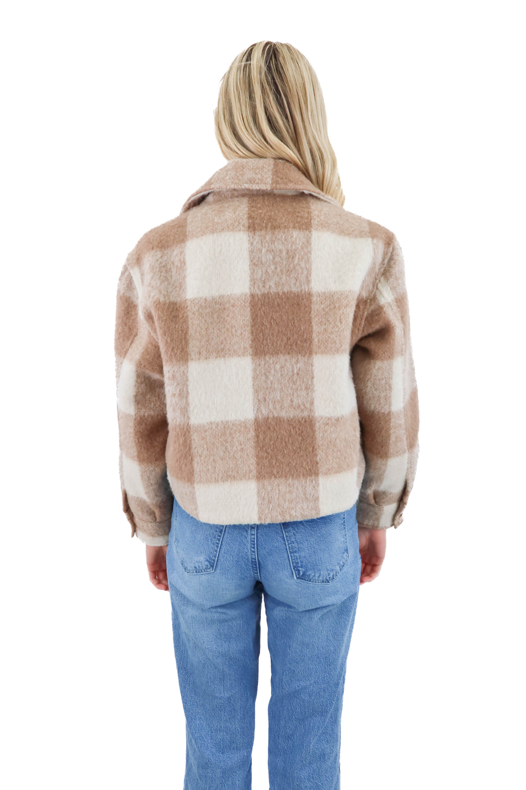 abercrombie & fitch plaid shacket NWT (xs)