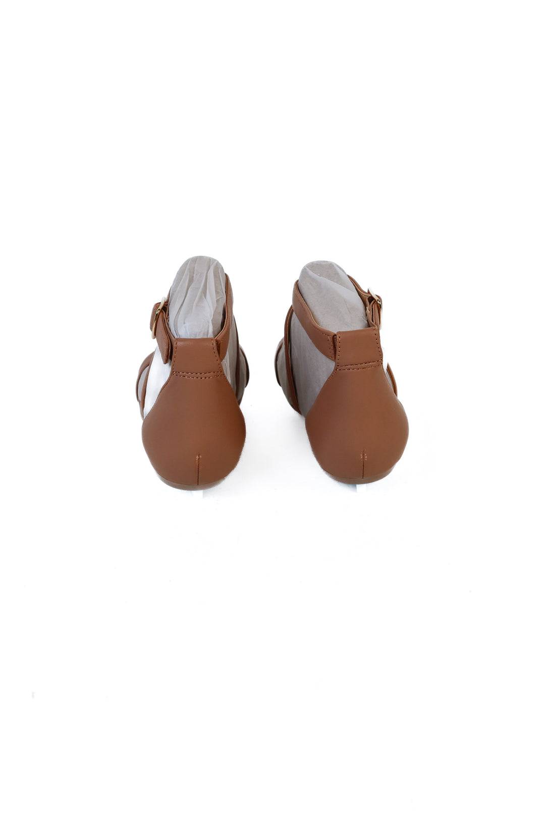 Pashion Latte Convertible Flat to Heel Sandals NWOT (8.5; Retail $145)