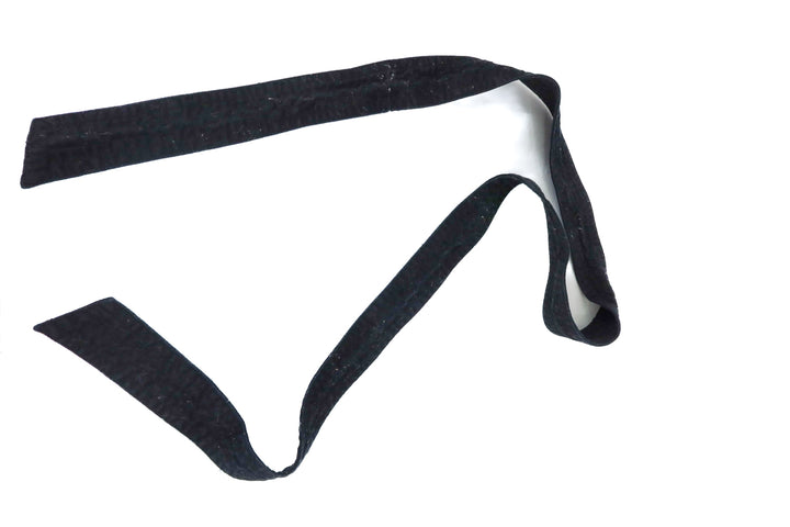 black sash wrap belt